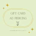 Gift Card Ad Piercing