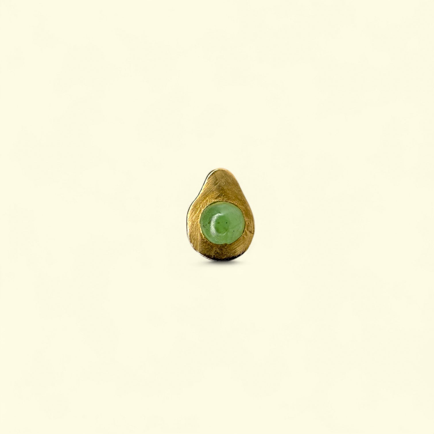 Terminale Avocado in oro 18K