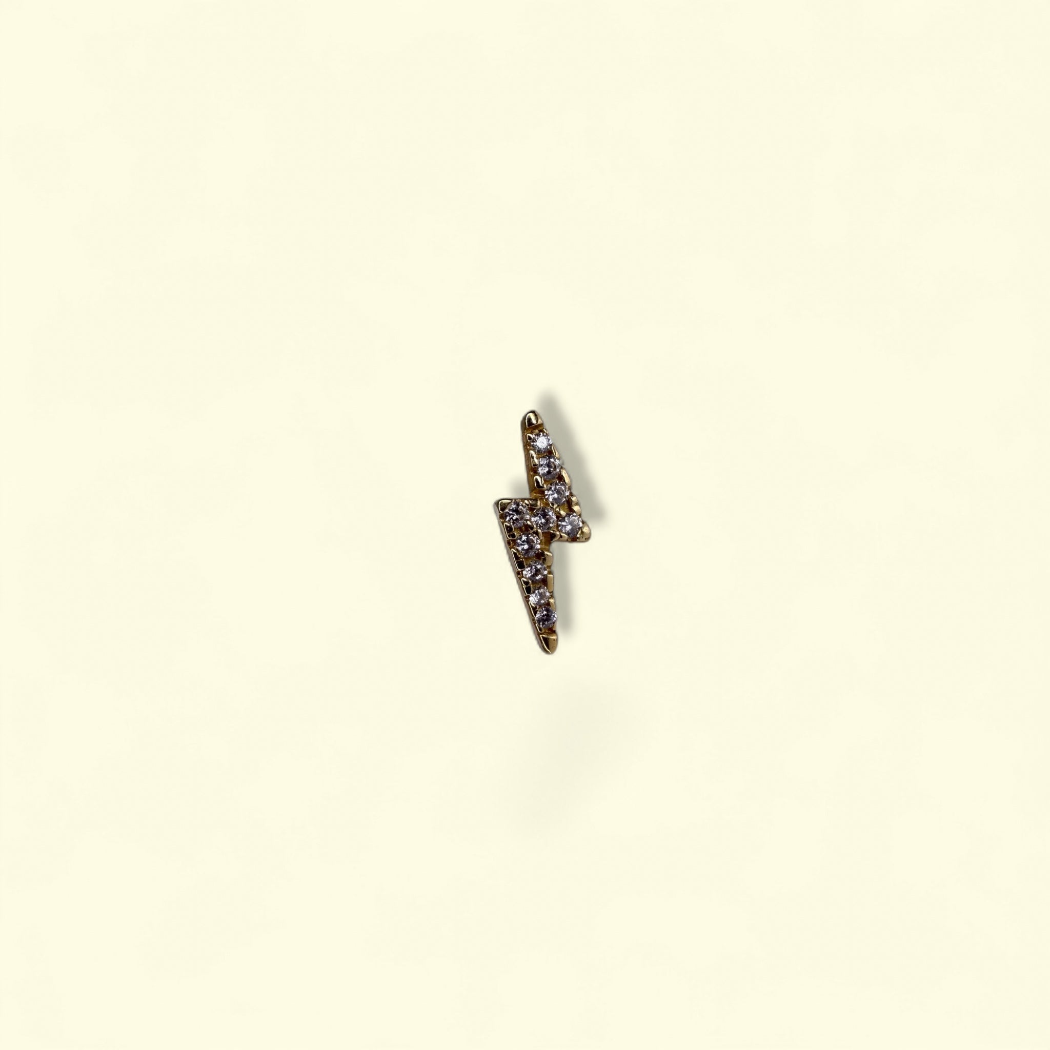 Terminale Fulmine in oro giallo 14K