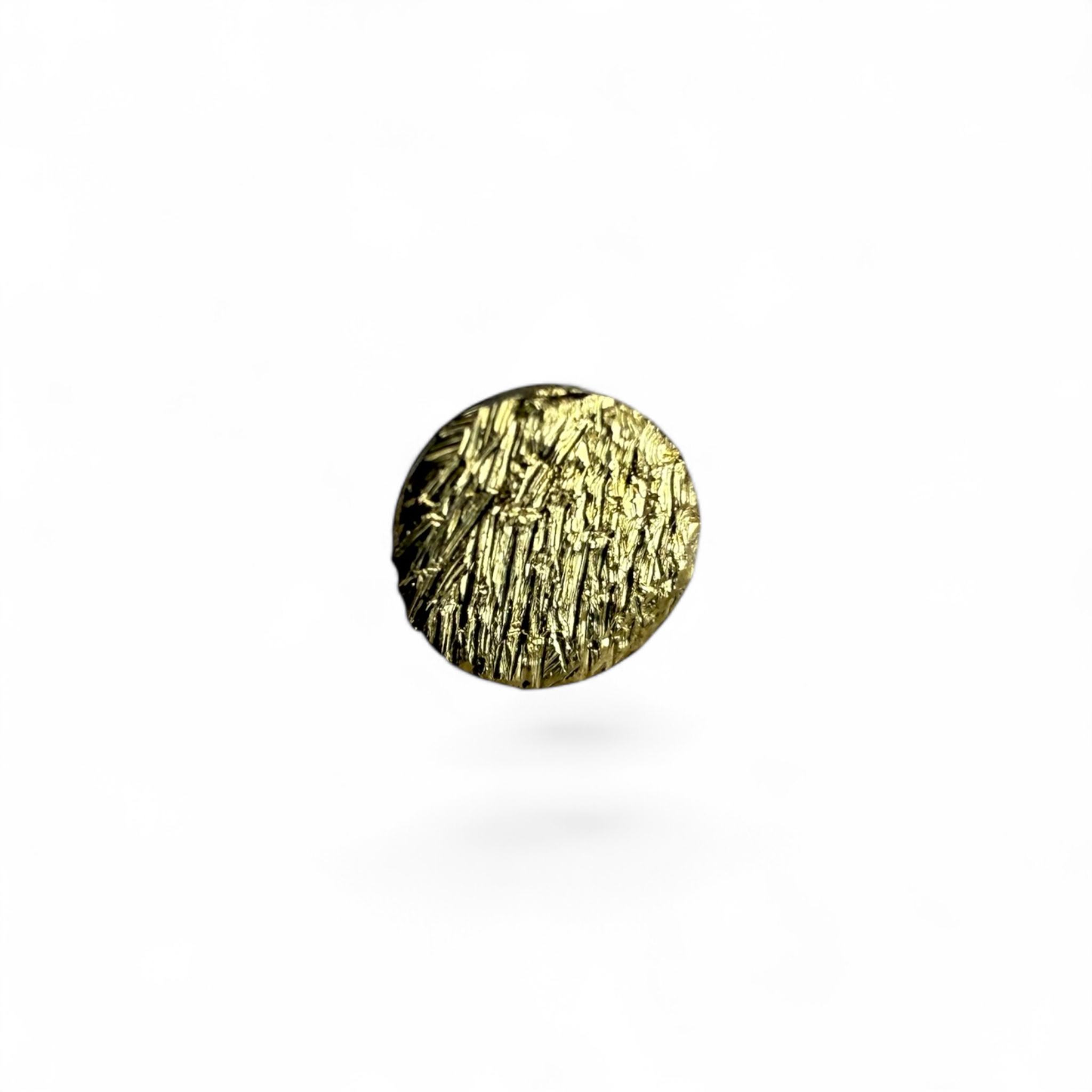 Terminale in Oro 14K – Disco con Texture