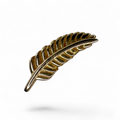 Terminale in Oro 14K – Piuma
