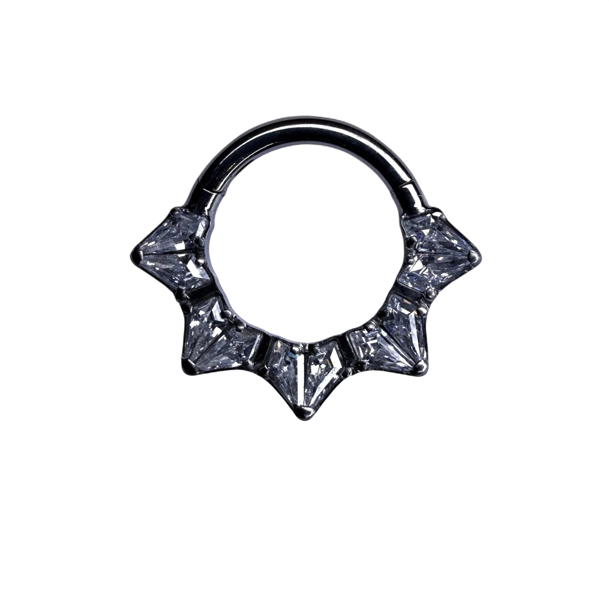 Clicker in titanio con zirconi triangolari – Maëlys