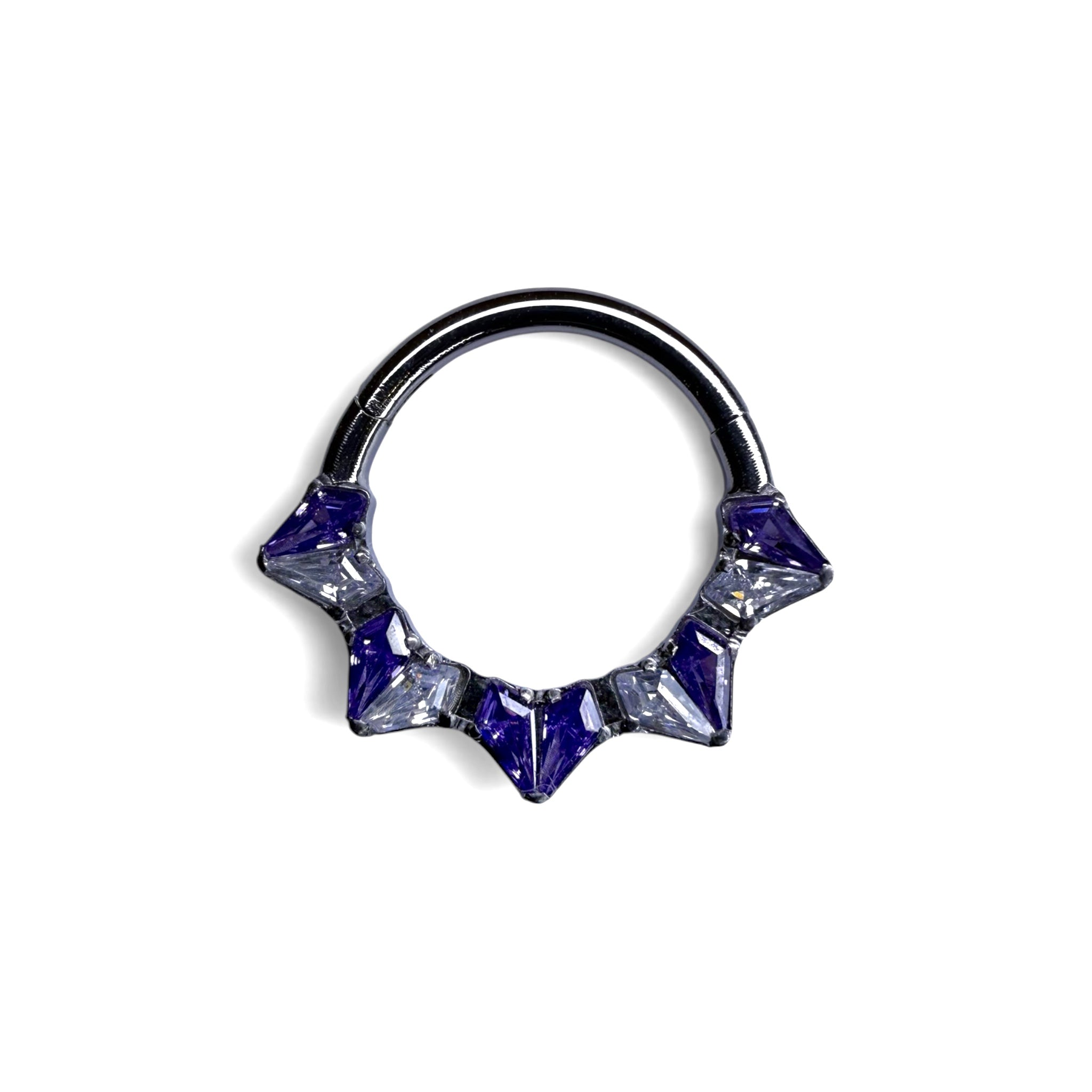 Clicker in titanio con zirconi triangolari – Maëlys