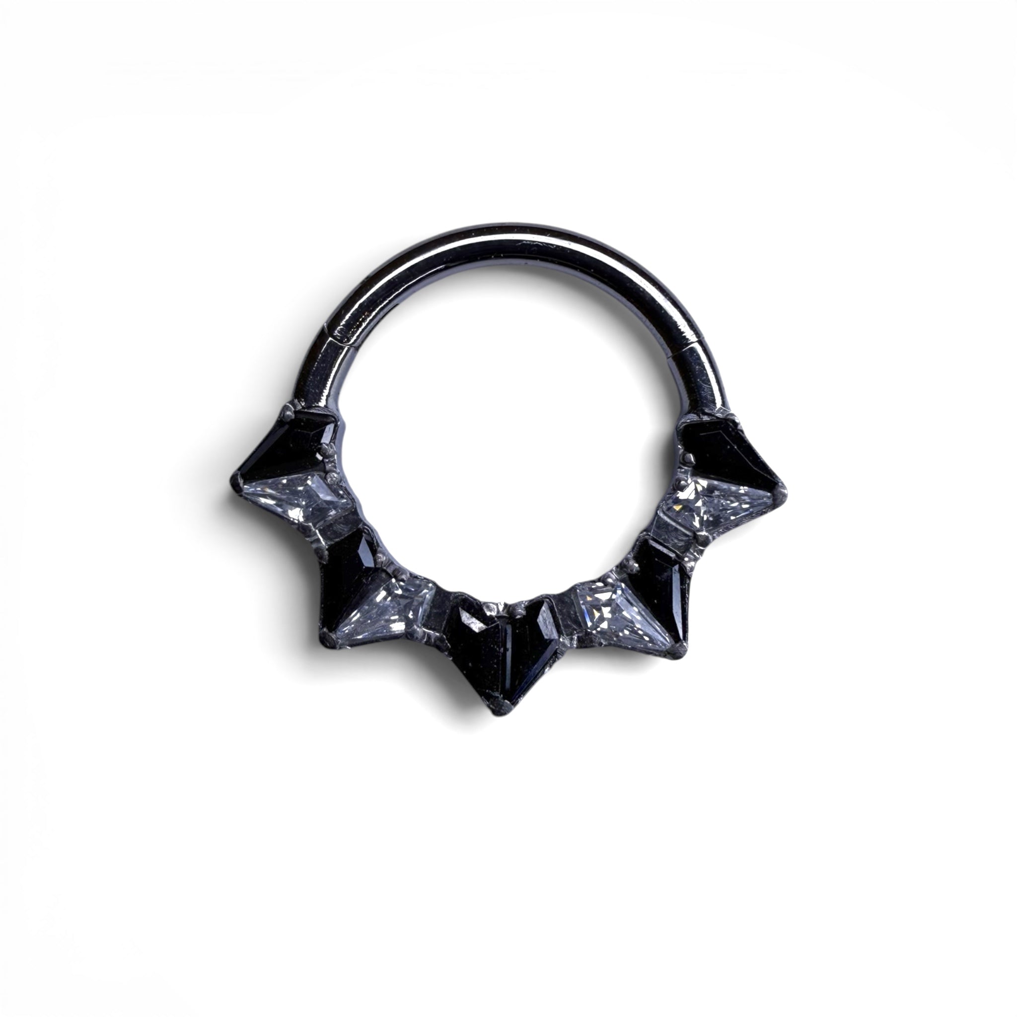 Clicker in titanio con zirconi triangolari – Maëlys