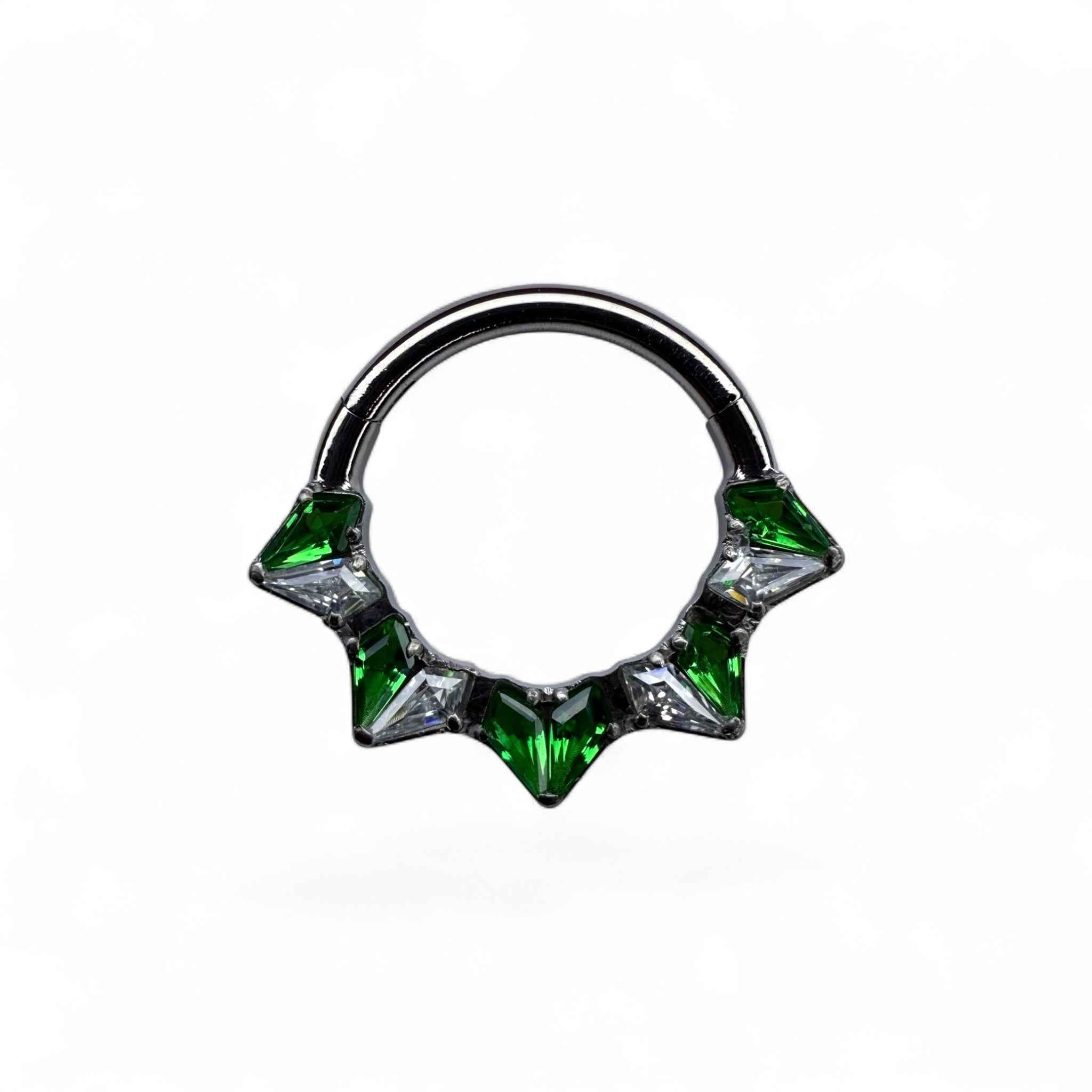 Clicker in titanio con zirconi triangolari – Maëlys