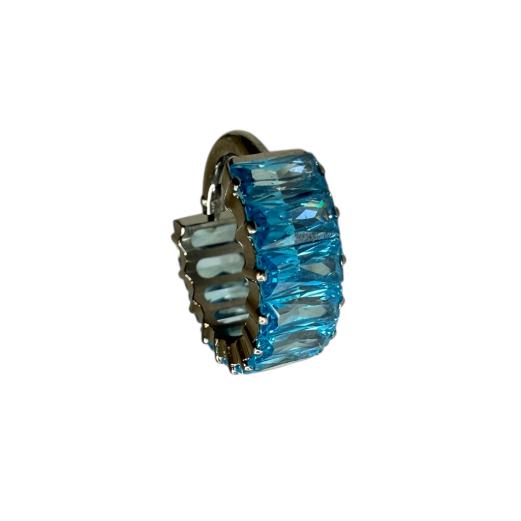 Clicker in titanio fila baguette luminose