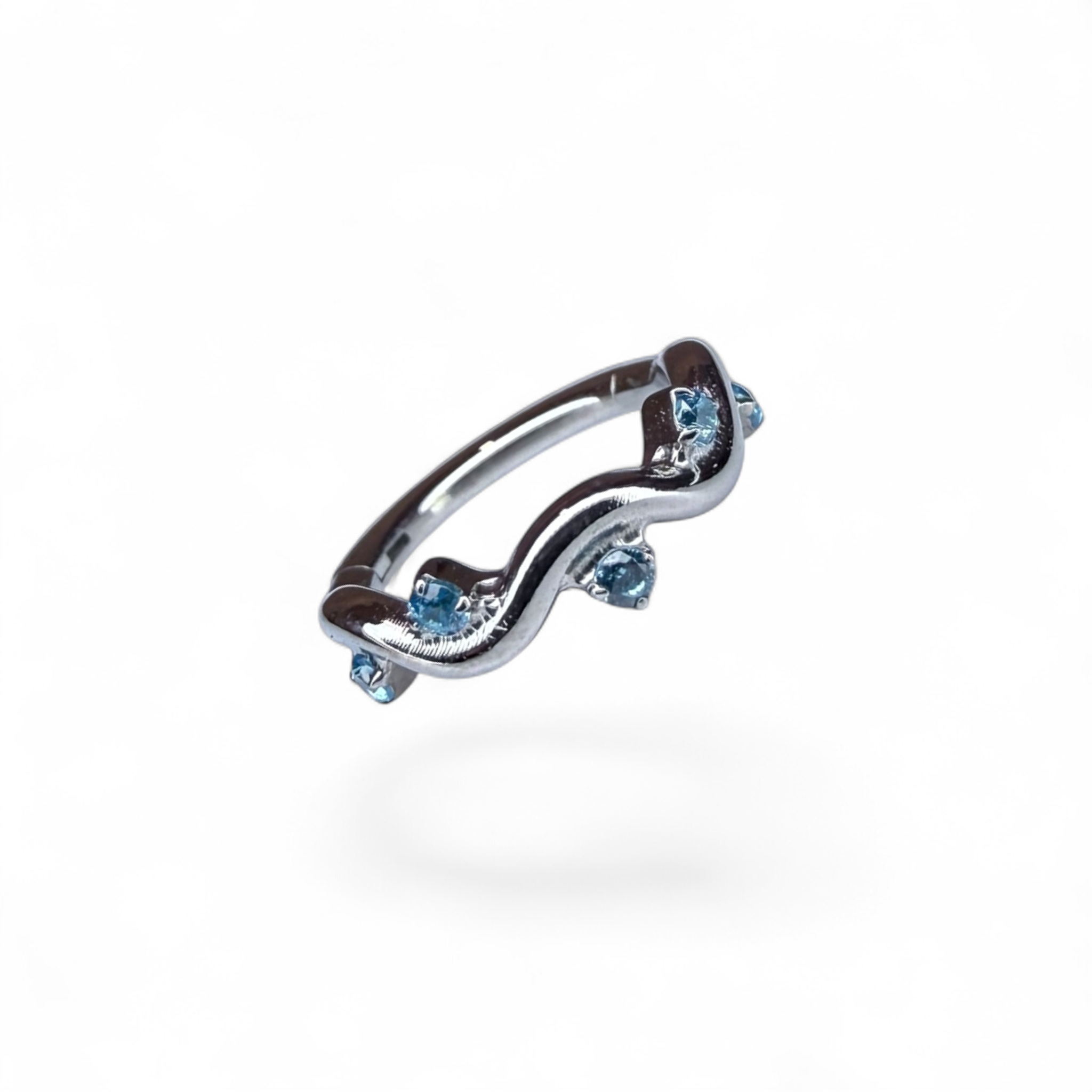 Clicker Titanio Wave con Punto Luce