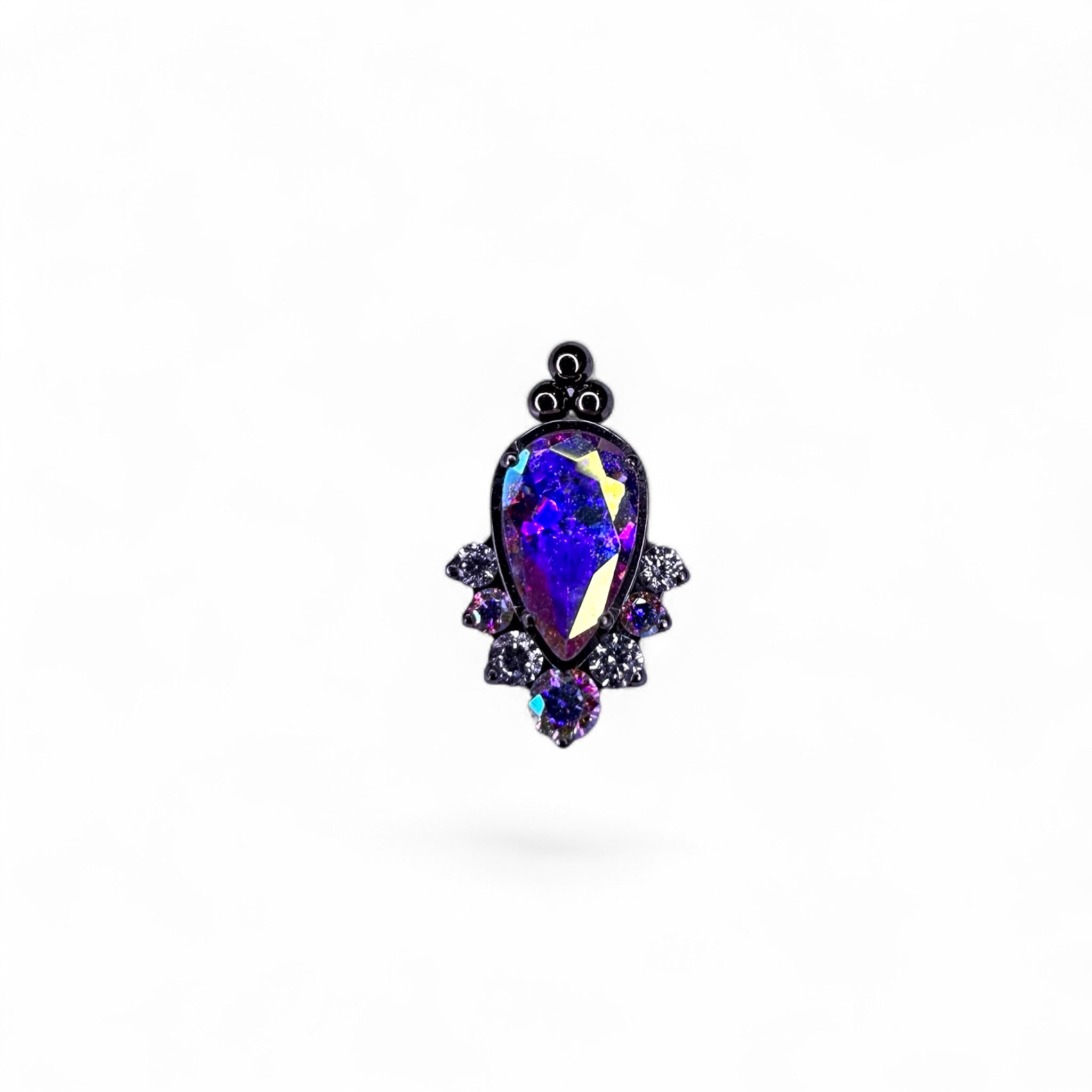 Terminale titanio drop verticale – design brillante