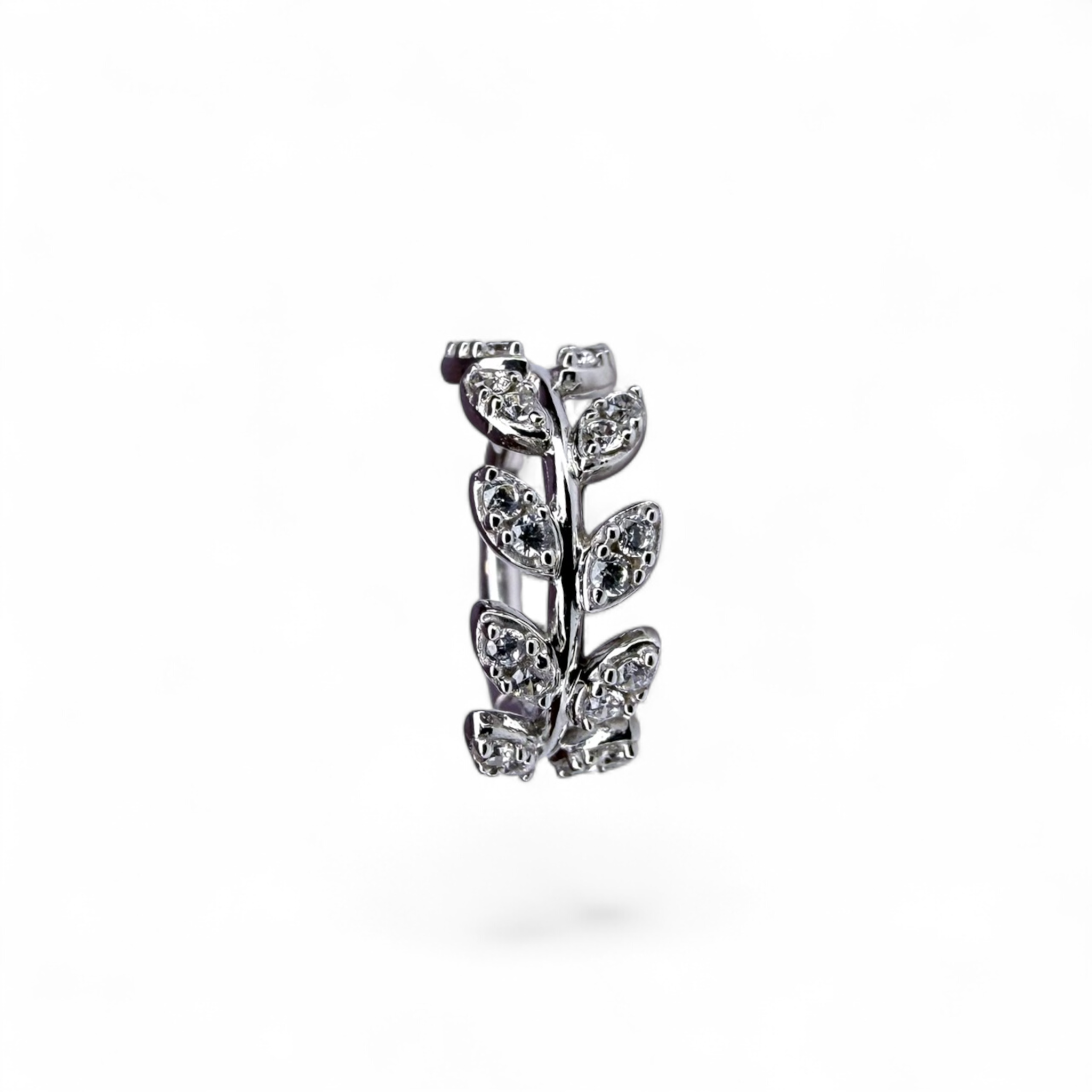Clicker oro ramo con pavé – elegante