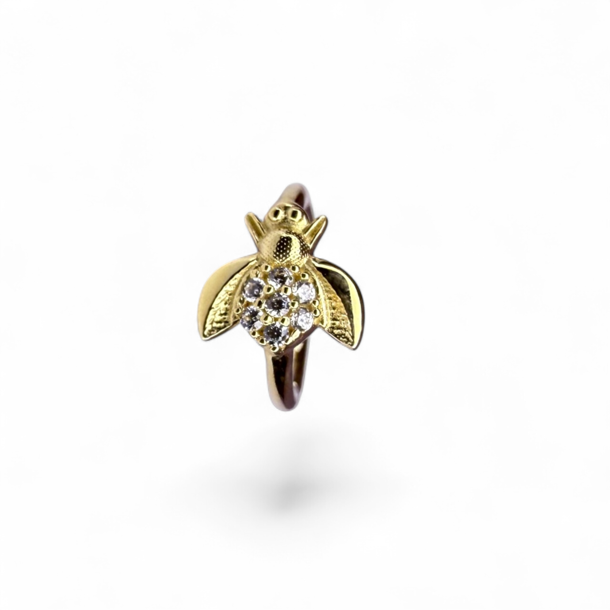 Clicker oro ape con pavé – luminoso