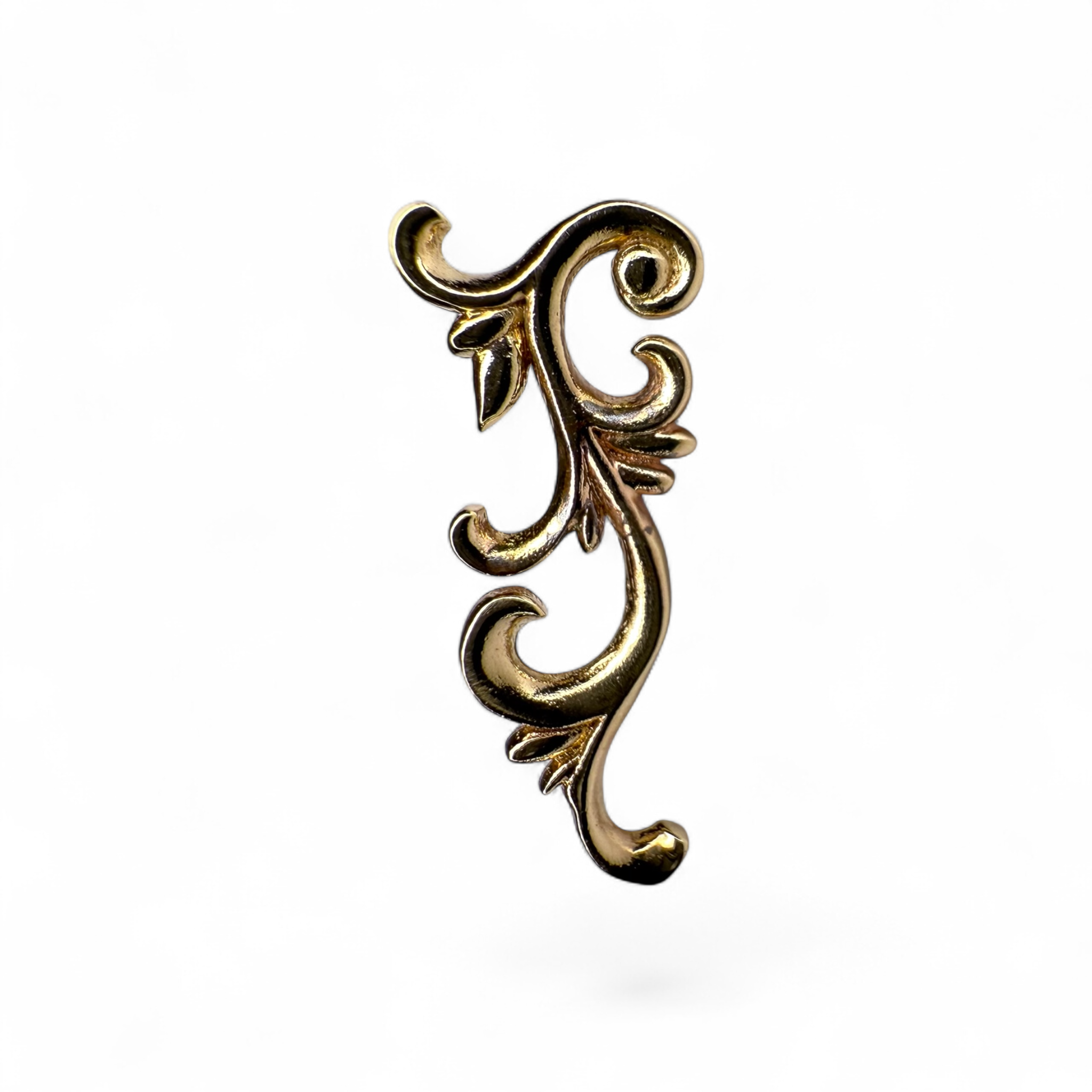 Terminale oro giallo 14k ornament
