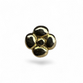 Terminale oro giallo 14k forma fiore